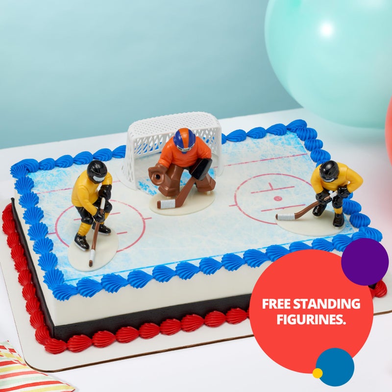 DecoPac Hockey FaceOff DecoSet Cake Decoration - Image 4